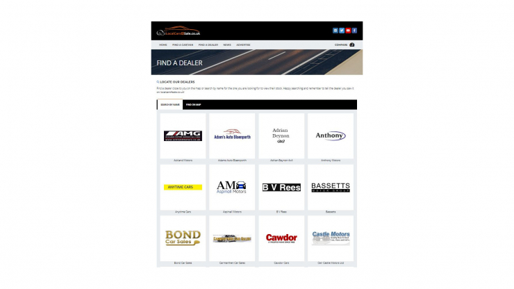 FIND A DEALER PAGE UPDATE